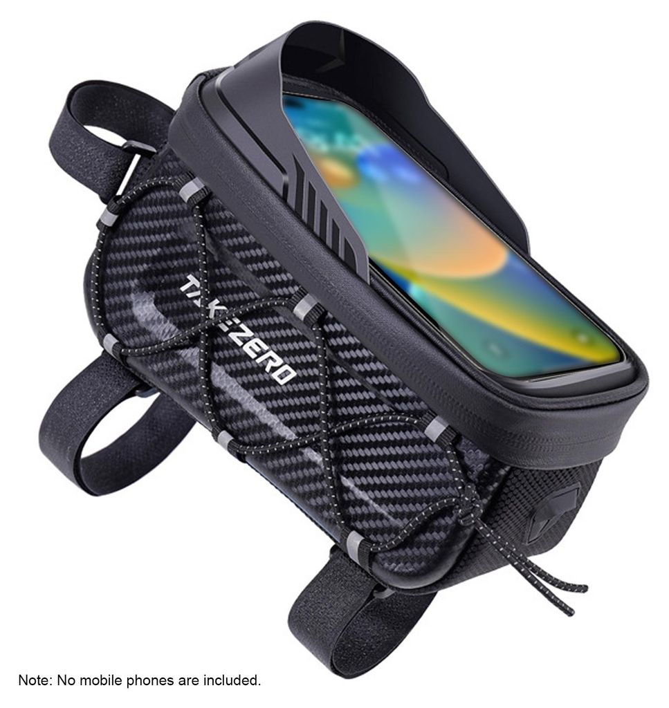Fahrradtasche, reflektierende Satteltasche, vorne, EVA-Hartschale, Beam Bag A39, mit Öffnung für Kopfhörer, dehnbare Gummikordel, für Smartphon...