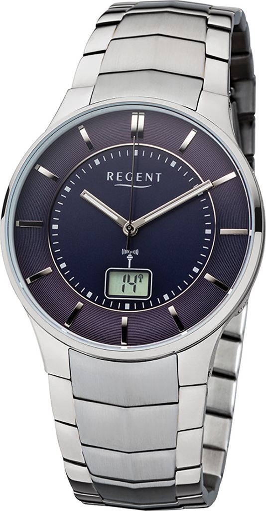 Regent - Armbanduhr - Herren - Chronograph - Funk- FR-214