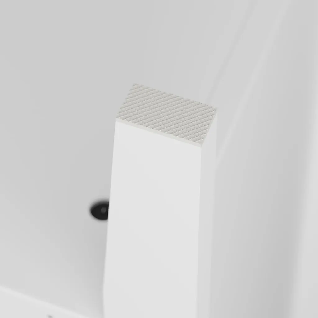 relaxdays Mobile bagno bianco 2 scomparti - 4