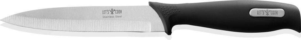 Spickmesser Let ́s Cook Knife, 23,5 cm, Edelstahl, Gummi