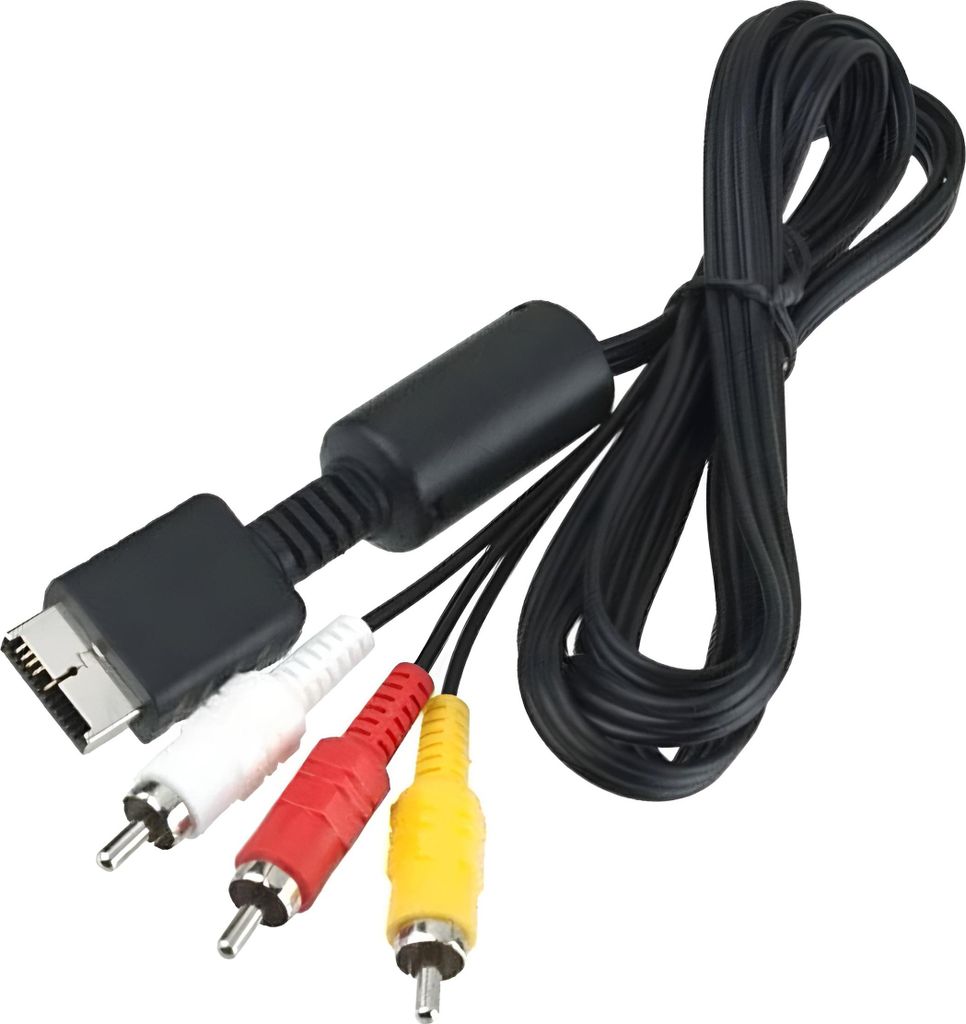 APT PSP28 ADATTATORE AV 3x CHINCH per PS2 PS3 Immagine del prodotto 