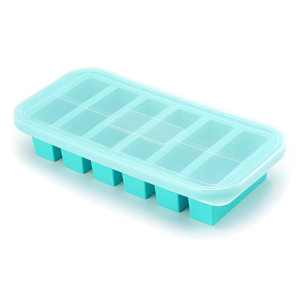 Silikon-Gefrierbehälter mit Deckel – Portionsformen für Produktbild 