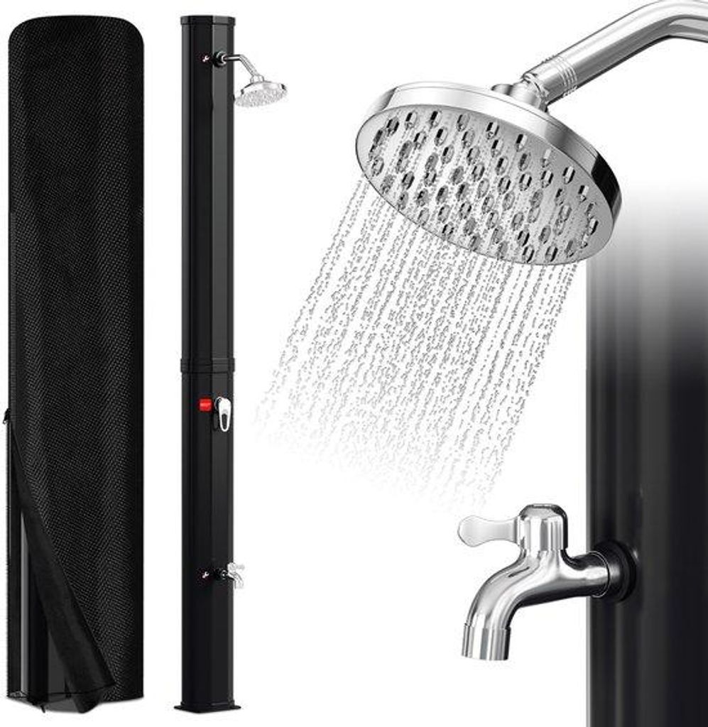 35-litrový solárny ohrievač do exteriéru s ochranným krytom Obrázok produktu 