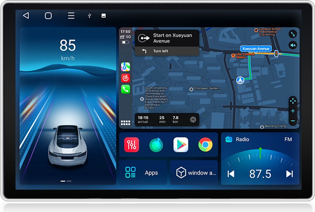 13.1 Zoll Andriod 15 Autoradio Carplay Andriod Auto Für Produktbild 