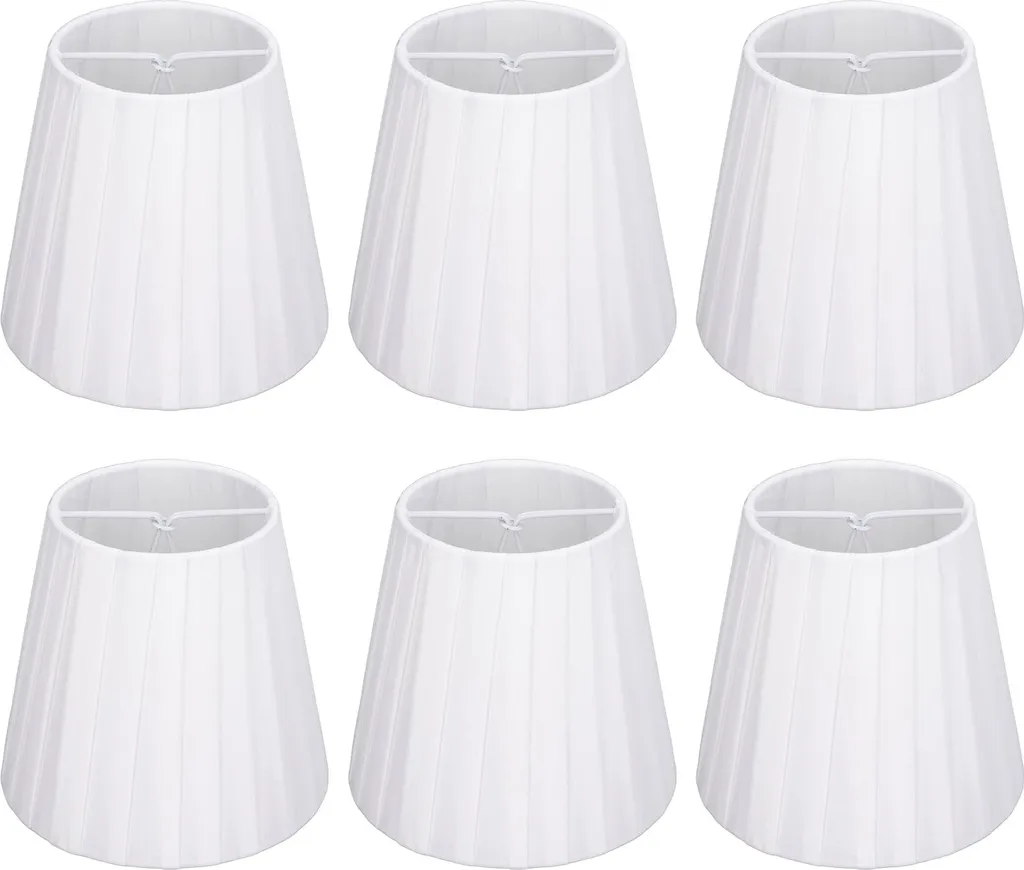 Abat-jour pour Lustre et Chandeliers à Pince - Set Déco de 6 Pièces