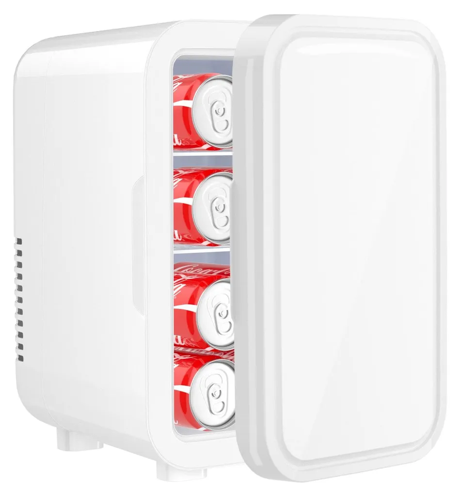 Mini Frigo 6L Silencieux 220V/12V : Finis les Boissons Chaudes en Route