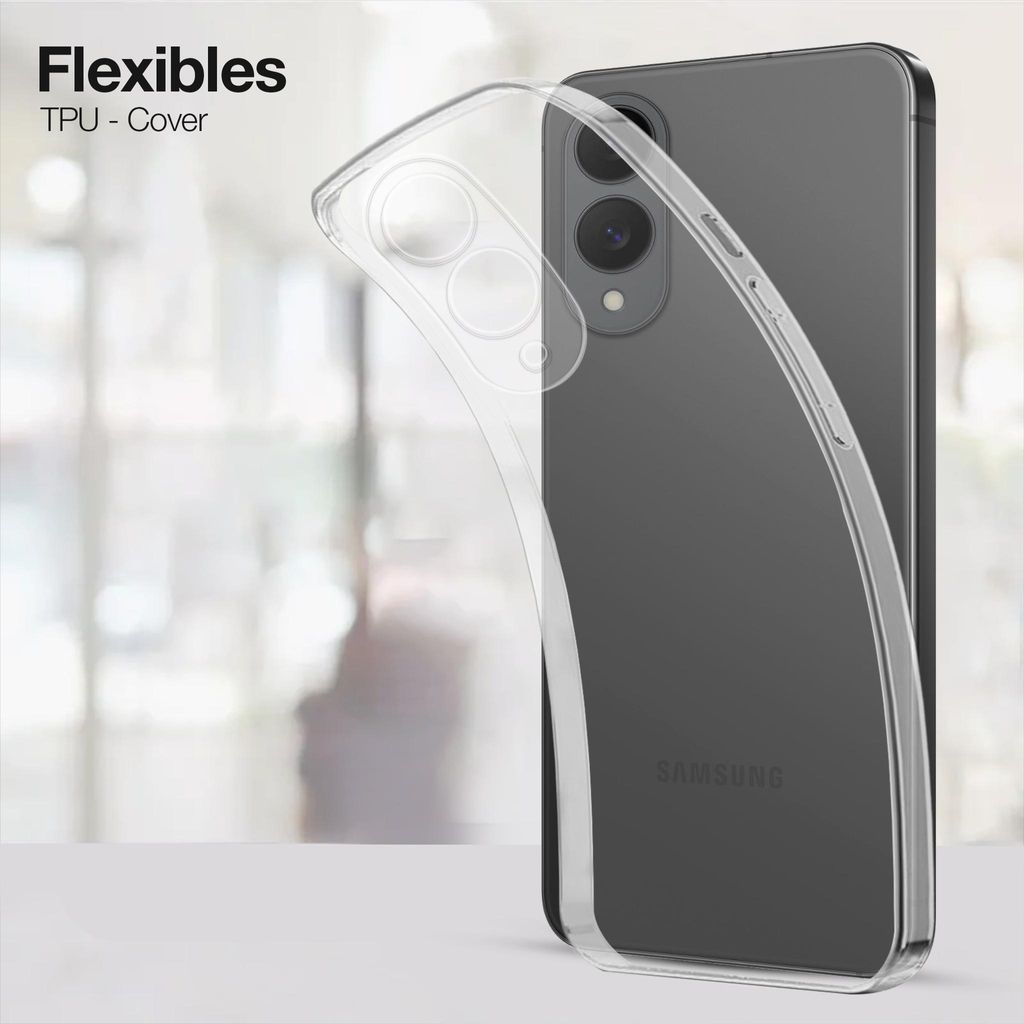 Handyhülle für Samsung Galaxy S25 Edge Hülle Transparent Flexibel Elastisch Case Cover Backcover Schutzhülle