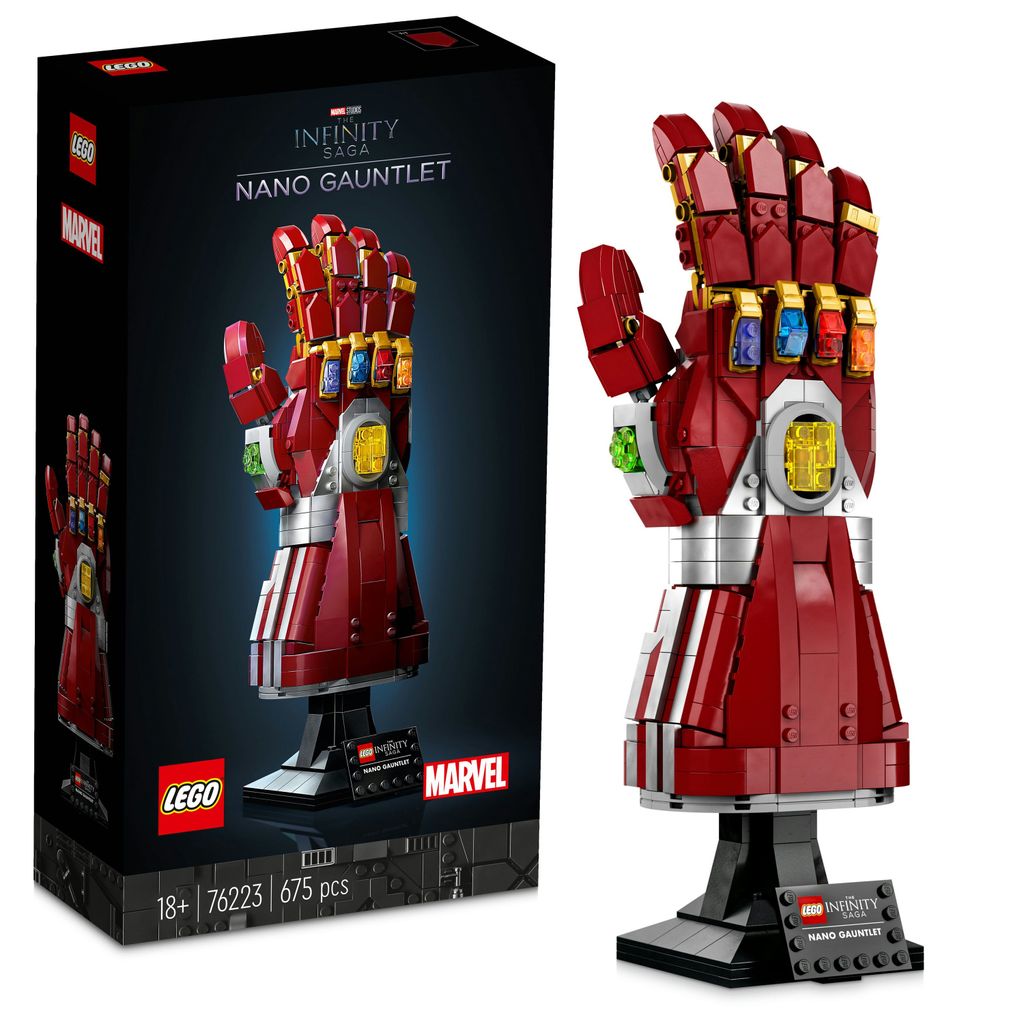 LEGO 76223 Marvel Nanorękawica, Model Iron Man z Kamieniami Zdjęcie produktu 