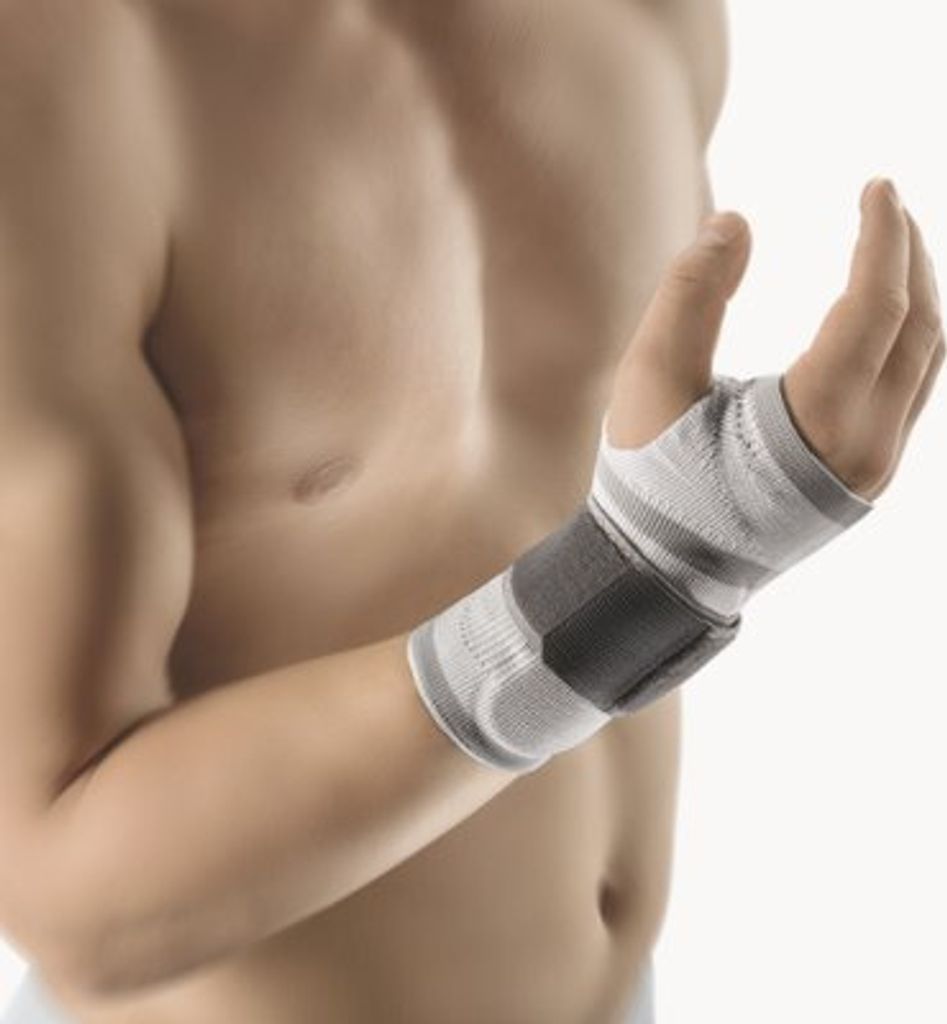 Bort Handgelenkbandage activemed mineralgrau>>>>Gr. S links