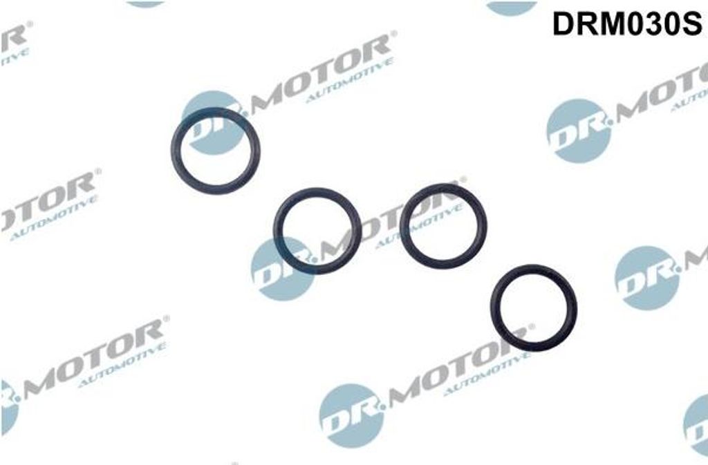 4x DR.MOTOR AUTOMOTIVE Dichtring Einspritzdüse DRM030S für OPEL Astra G CC (T98)
