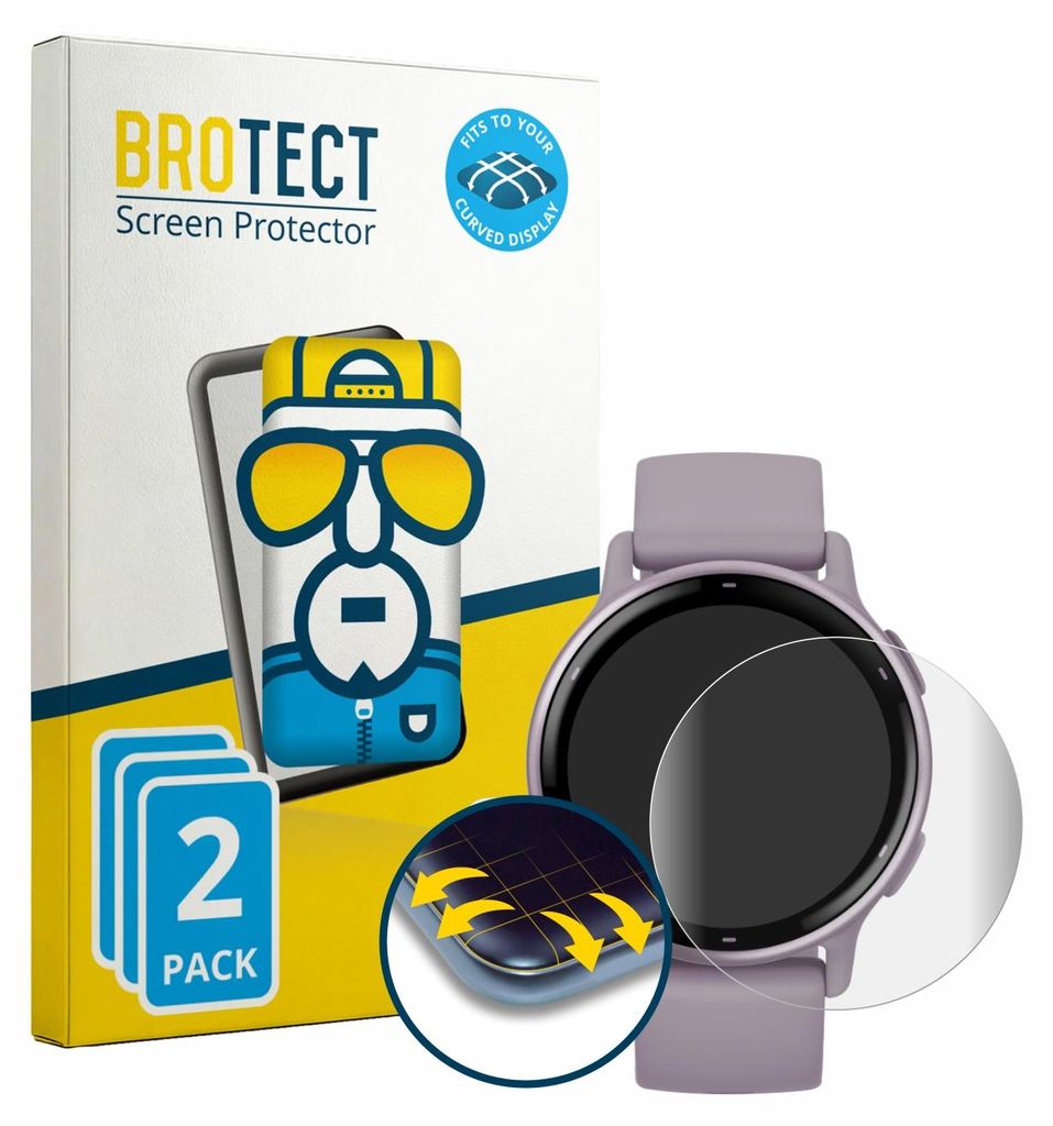 2x BROTECT Fullscreen Schutzfolie für Garmin vivoactive 5 Produktbild 