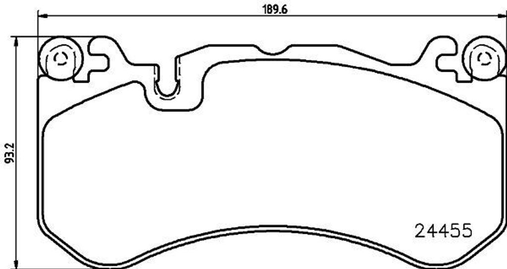 HELLA Bremsbeläge Satz Vorne Bremsklötze passend für MERCEDES-BENZ C-Klasse T-modell (S205) 8DB 355 040-091