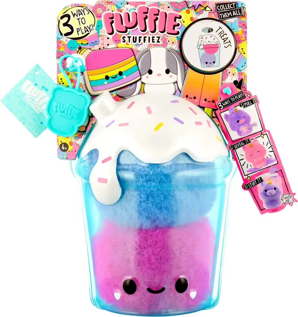 Peluche Anti-Stress Fluffie Stuffiez Petite pour Calmer l'Anxiété
