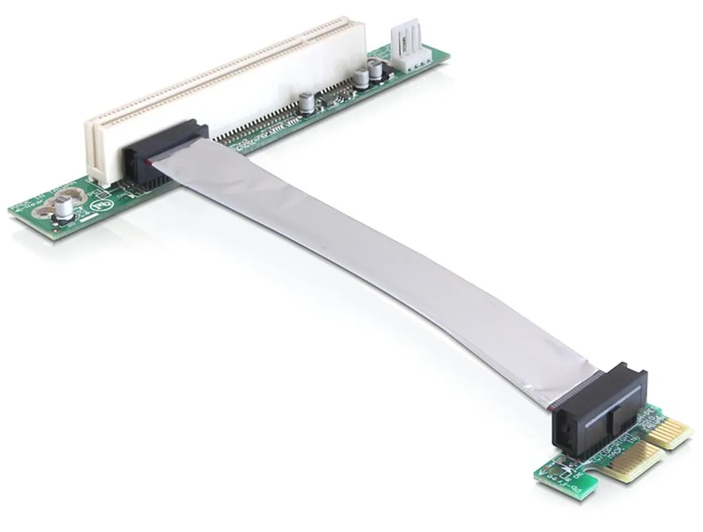 Riser Flessibile PCIe x1 to PCI 32-bit Delock: Modding e Low Profile