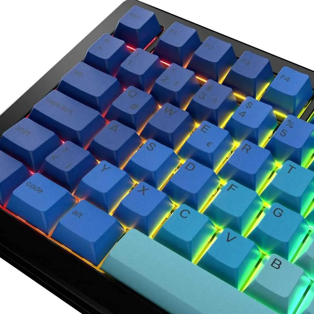 Set de keycaps Glorious GPBT Gradient PBT pour clavier mécanique DE