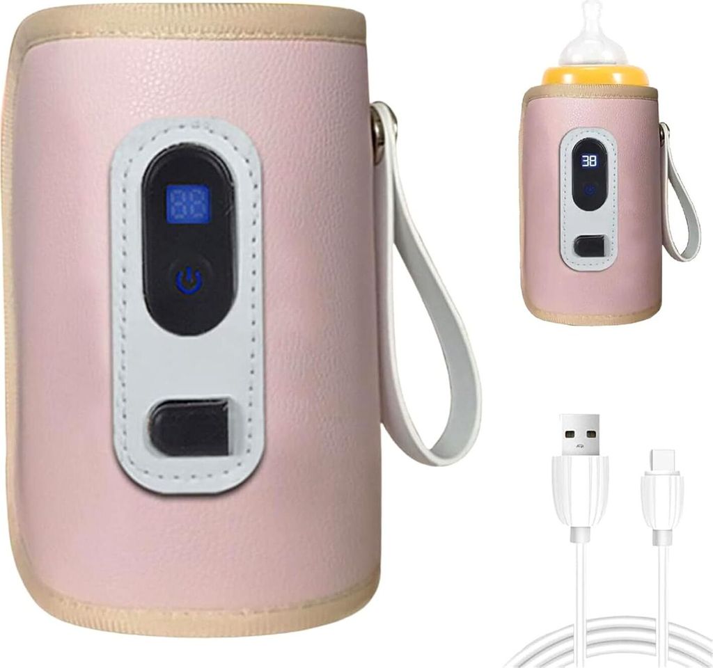 USB Babyflaschenwärmer Tasche, Tragbarer Milchwärmer mit 5 Produktbild 