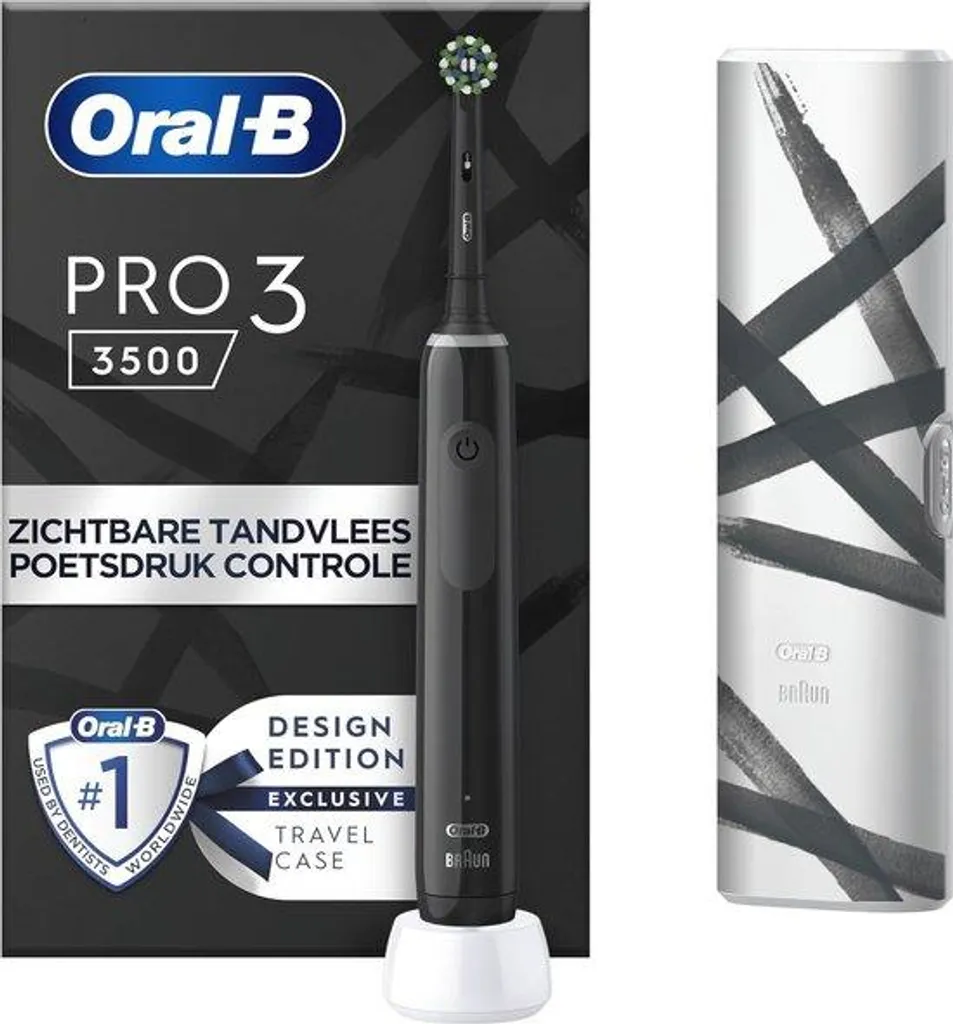Brosse à dents électrique rotative série Pro avec capteur de pression