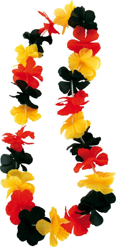 Deutschland Fußball Hawaii Blumen Kette WM EM Fanartikel Produktbild 