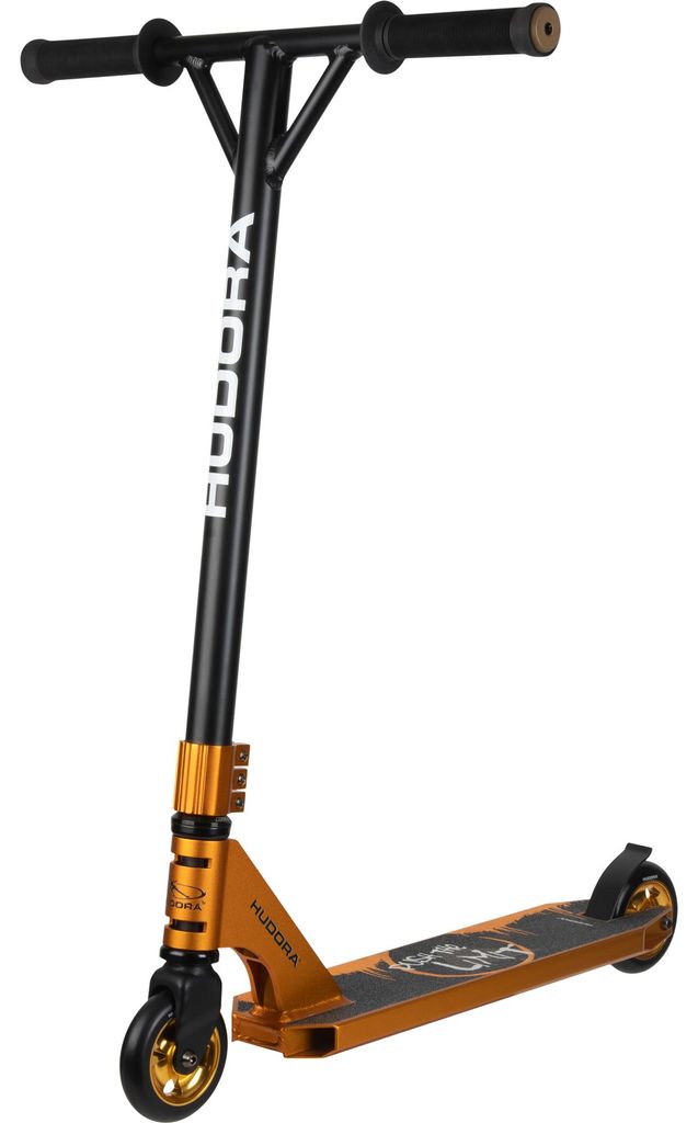 Hudora stuntscooter XR-25.1, goud/zwart Productafbeelding 