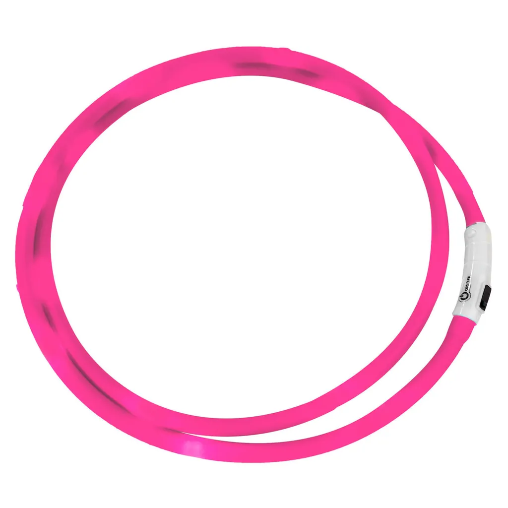 Waldhausen Lanière d'encolure LED Rose - Collier de Cheval Lumineux