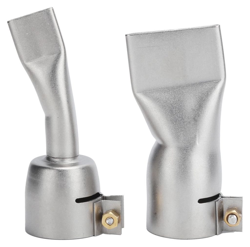 2 Stück Schweißpistole Flachdüse 20 mm kleine 40 mm große Spitze für Schweißgerät aus Edelstahl
