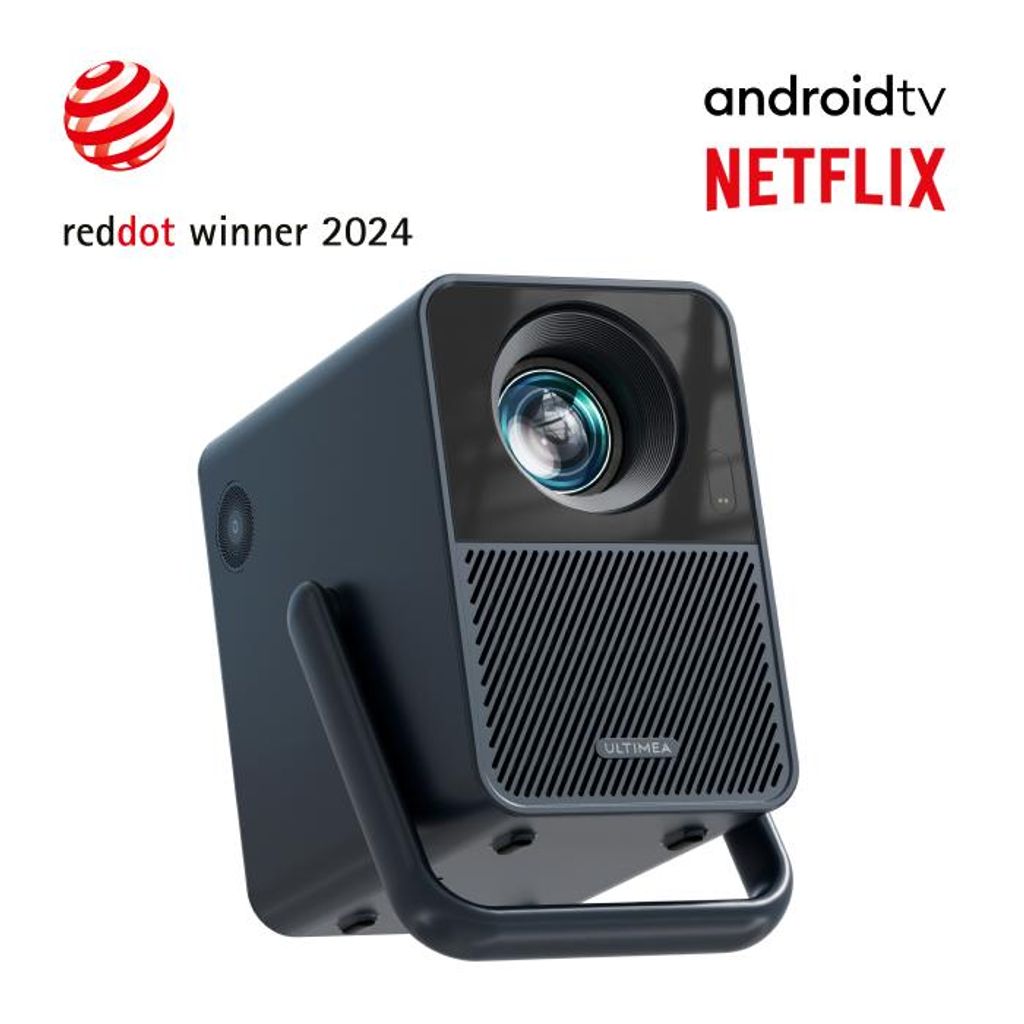 Poseidon E40 beamer, Android TV 11.0 met Netflix, Dolby Productafbeelding 