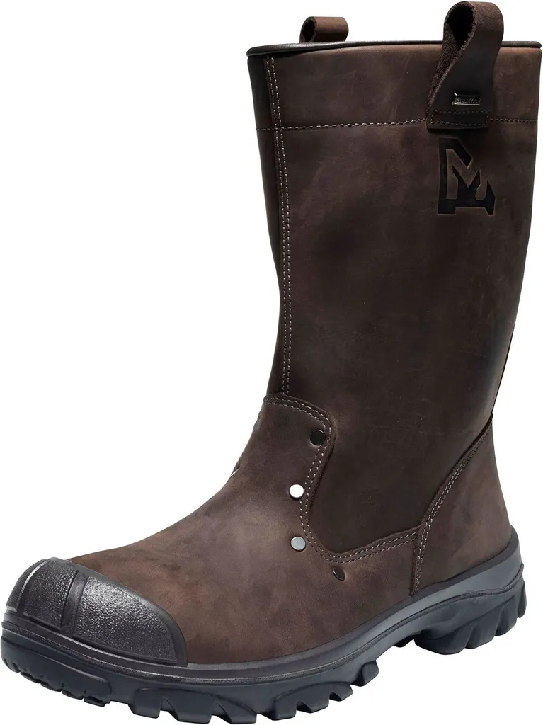 Bottes de sécurité montantes Emma Mendoza S3 Marron en Cuir Robuste 42