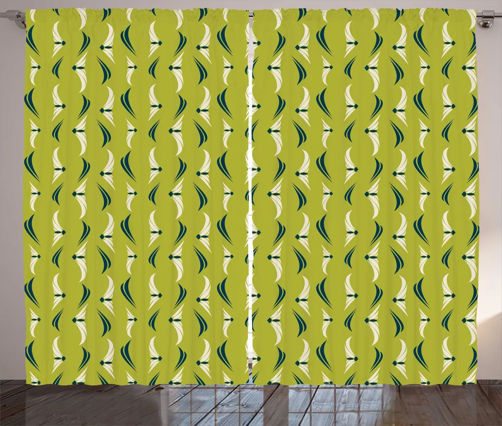 Tenda Design Tribale ABAKUHAUS Verde Acqua - Arredo Casa Boho 280x175