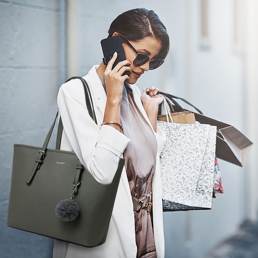 Mofut Damen Handtasche Klassisch Elegant Groß