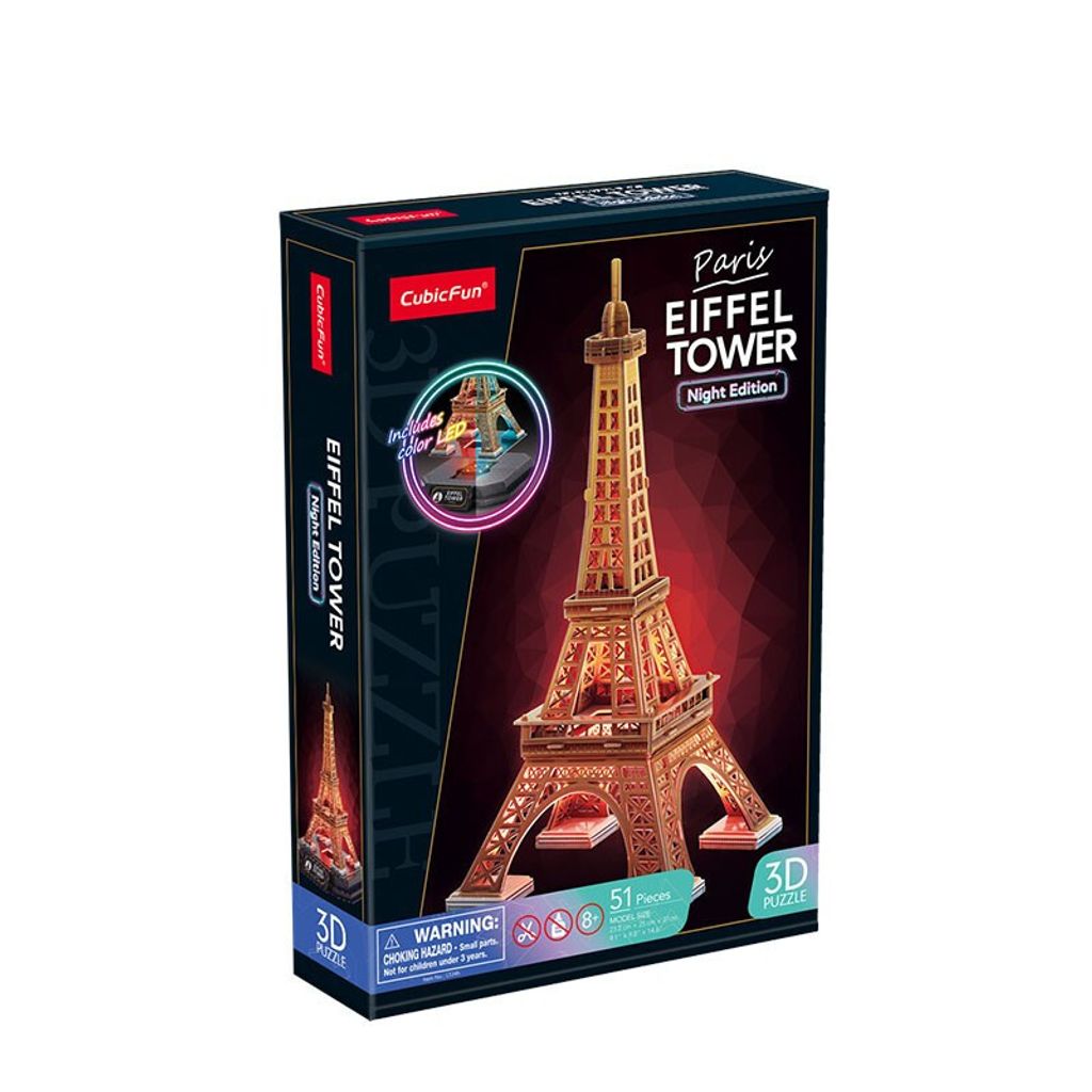 3D-Puzzle Eiffelturm (Nachtversion)