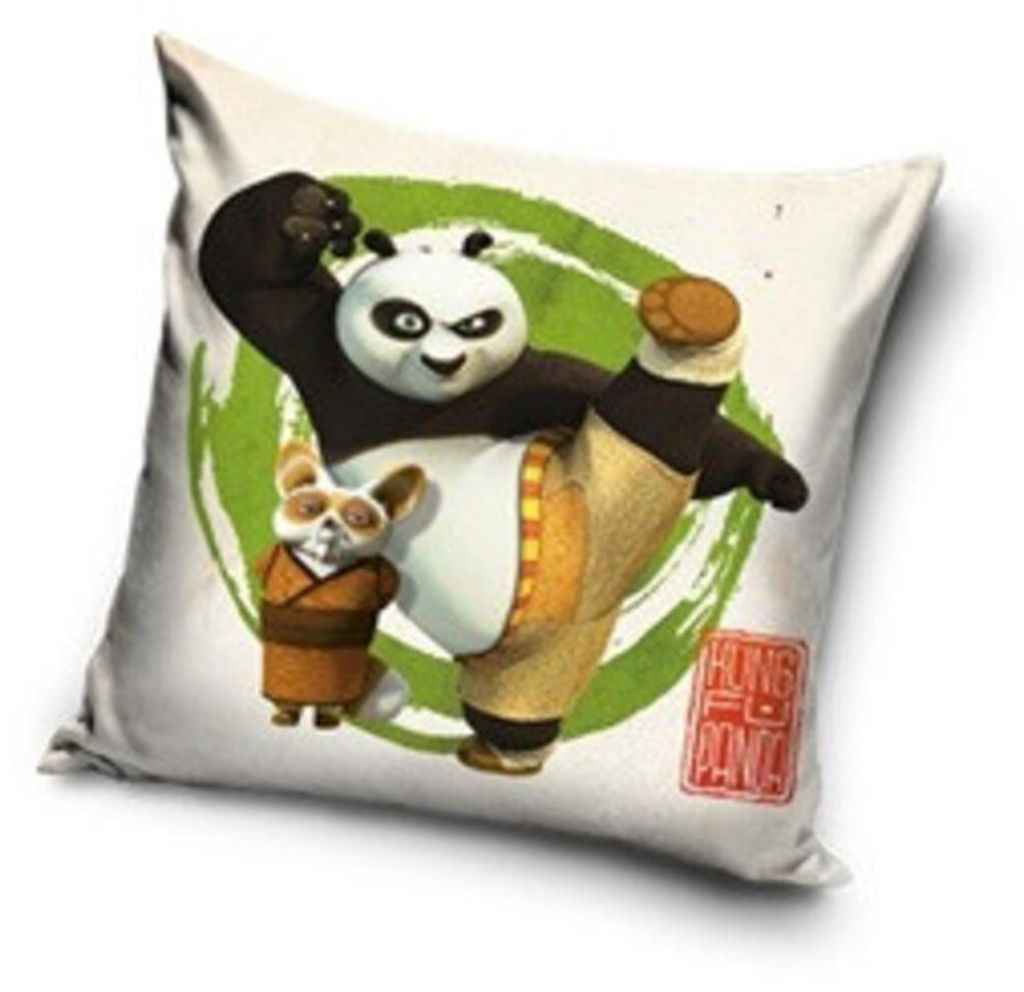 Kung Fu Panda kussensloop, afmetingen ongeveer 40 x 40 cm Productafbeelding 
