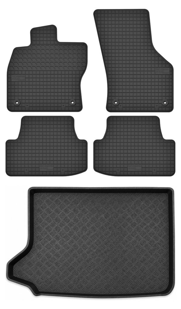 Gummimatten + Kofferraumwanne für Audi Q2 2016- (SUV, Produktbild 