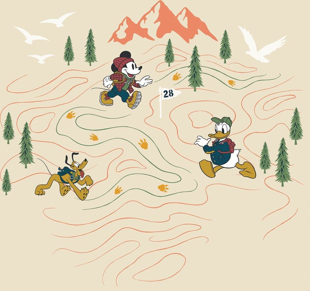 Disney Fototapete Disney Beige - 612099 - 300 x 280 cm