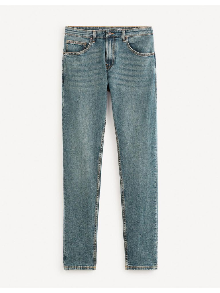 Celio Blaue Herren-Slim-Fit-Jeans von Fotaper 38