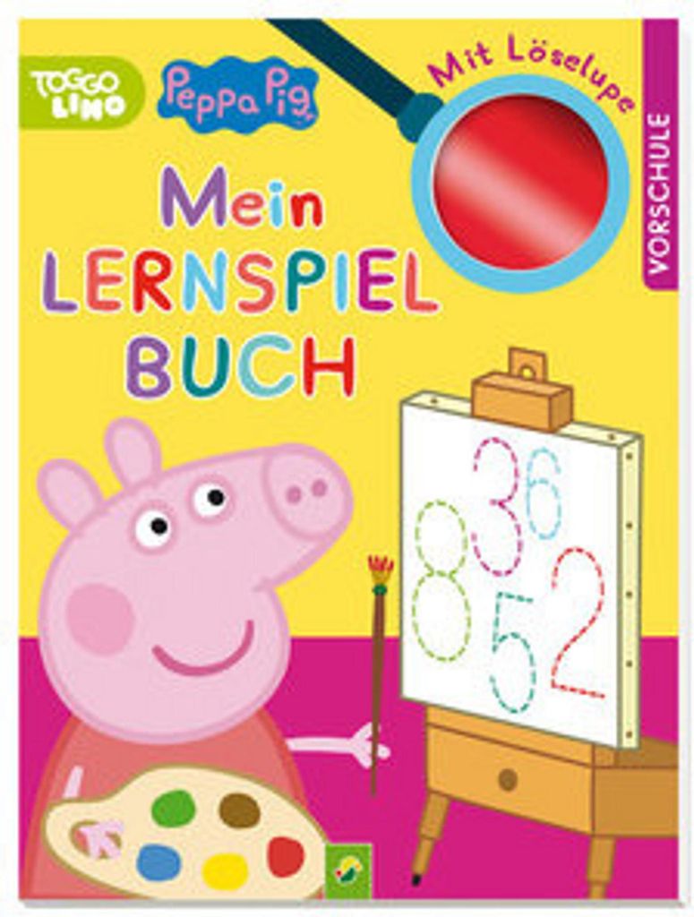 Peppa Pig - Mein Lernspielbuch mit Löselupe