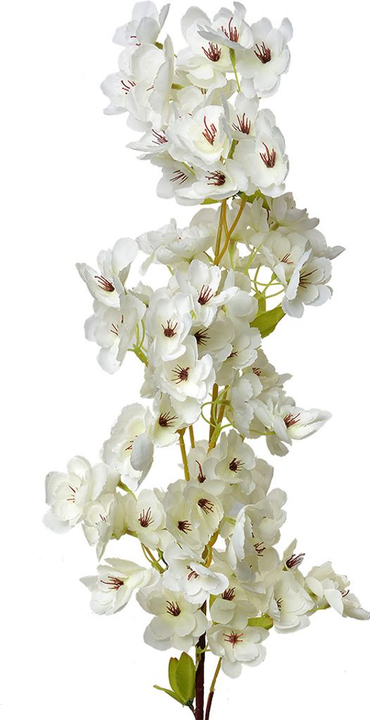 Clayre & Eef Kunstblume 98 cm Weiß Kunststoff