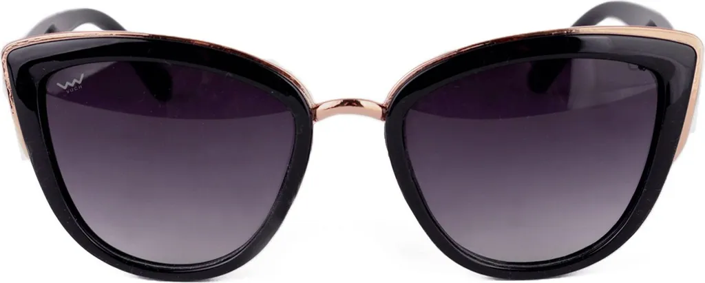 Vuch Fury Lunettes de soleil Cat-eye Femme Verres Bruns Protection UV400