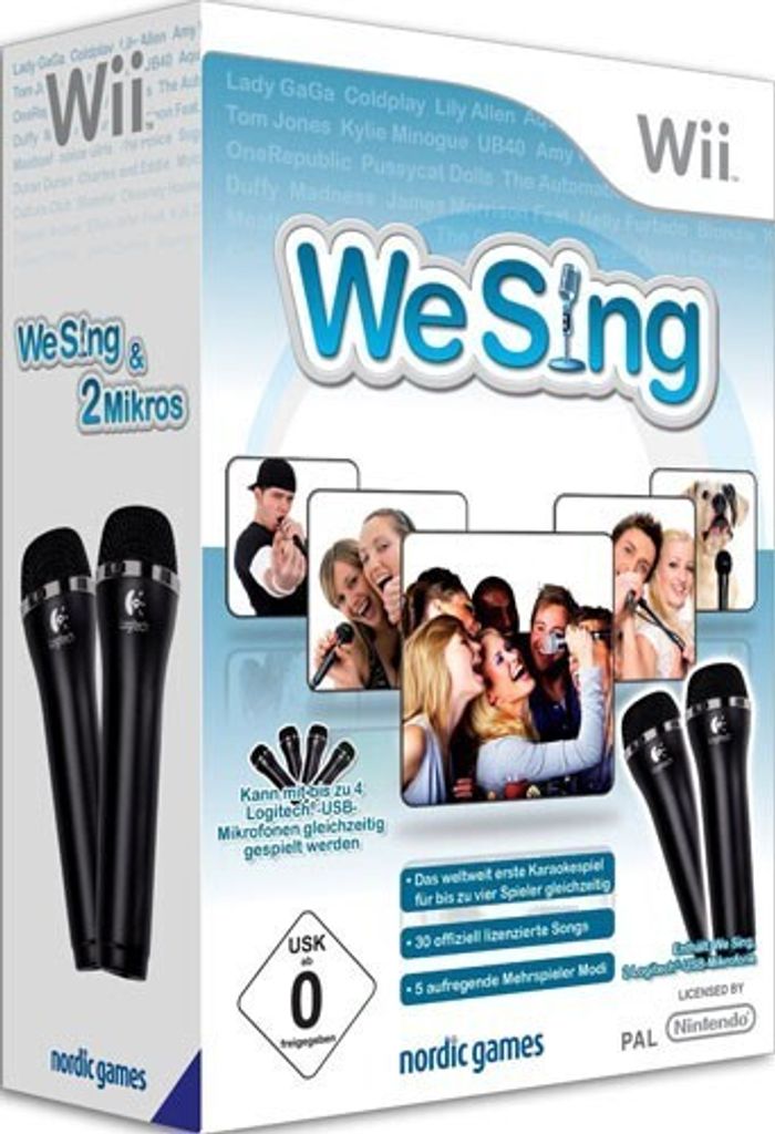 We Sing Wii inkl. 2 Micros Produktbild 