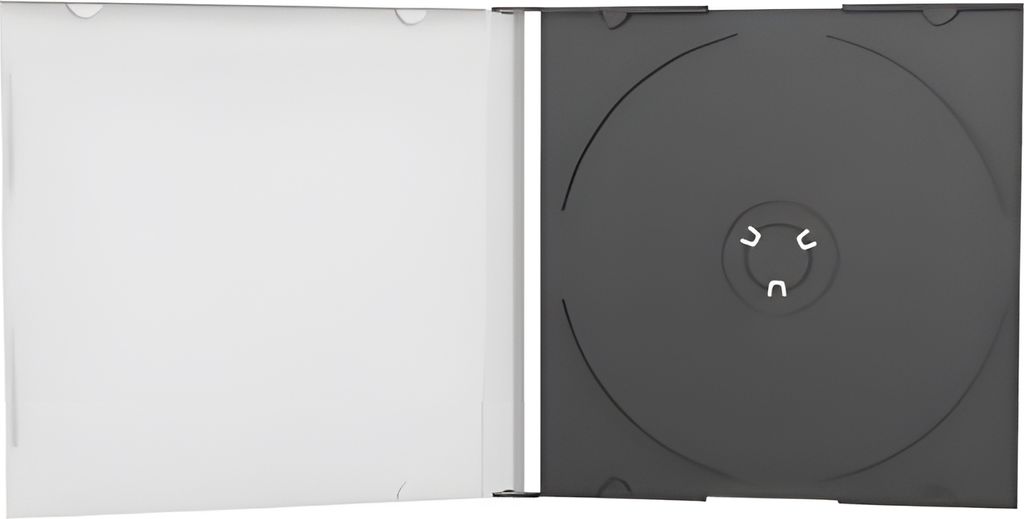MediaRange CD Leerbox 100pcs SlimCase noir Image du produit 