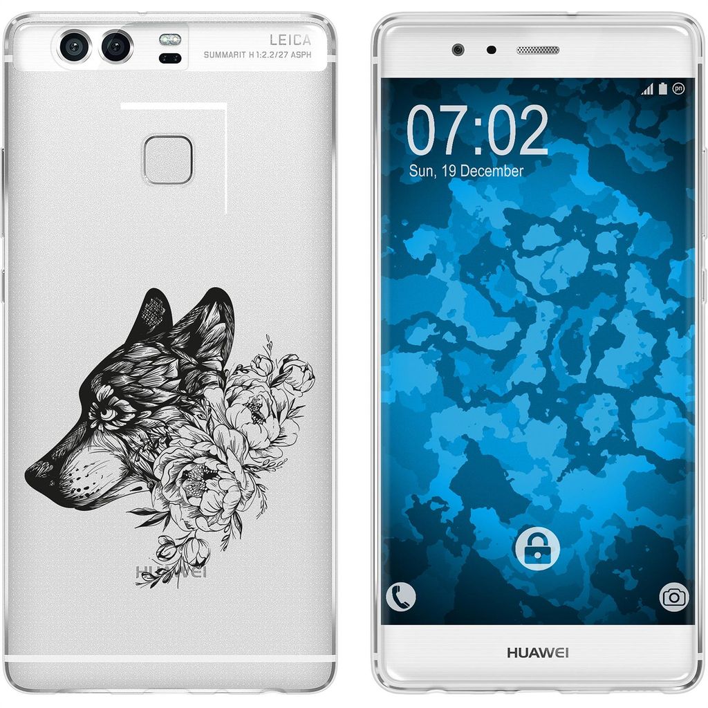 PhoneNatic Case kompatibel mit Huawei P9 Silikon-Hülle Produktbild 