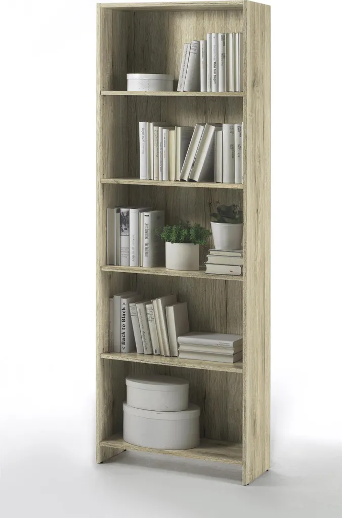 Étagère robuste Freida San Remo hell 60x175 cm - Finition bois clair