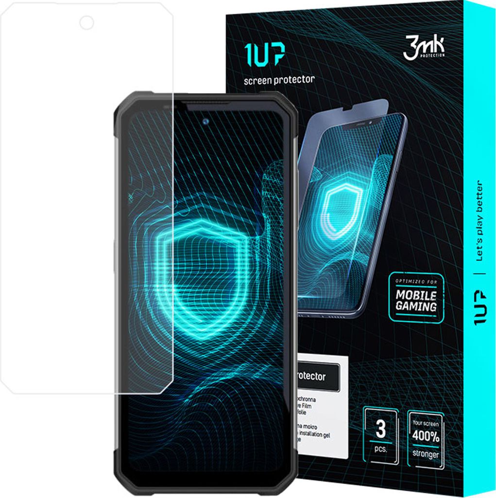 3mk Display Schutzfolie 1UP für Oukitel WP17 transparent Gaming (3 Stück)