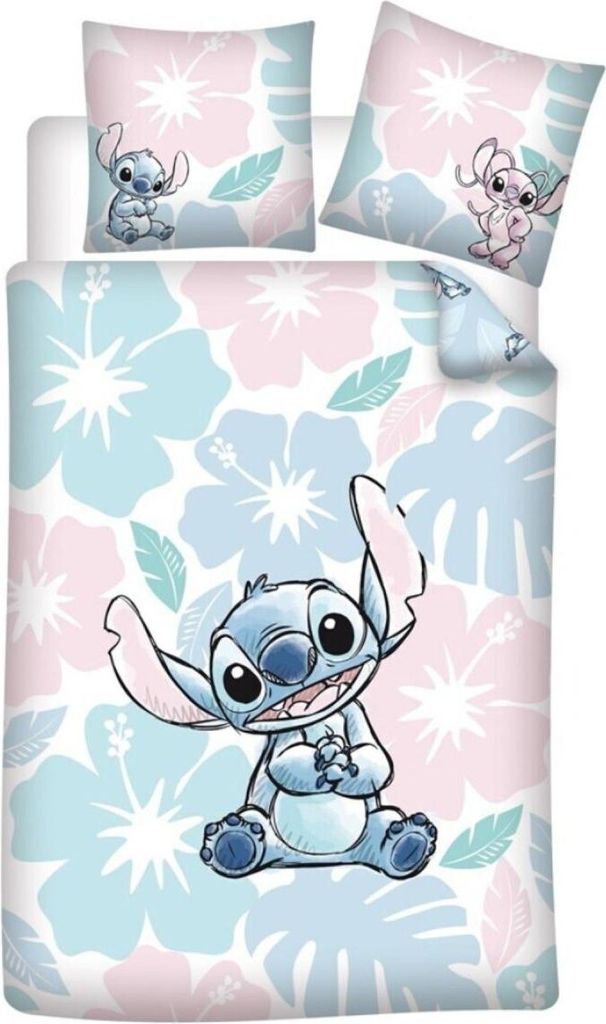 Lilo & Stitch beddengoedset: dekbedovertrek 140 cm x 200 Productafbeelding 