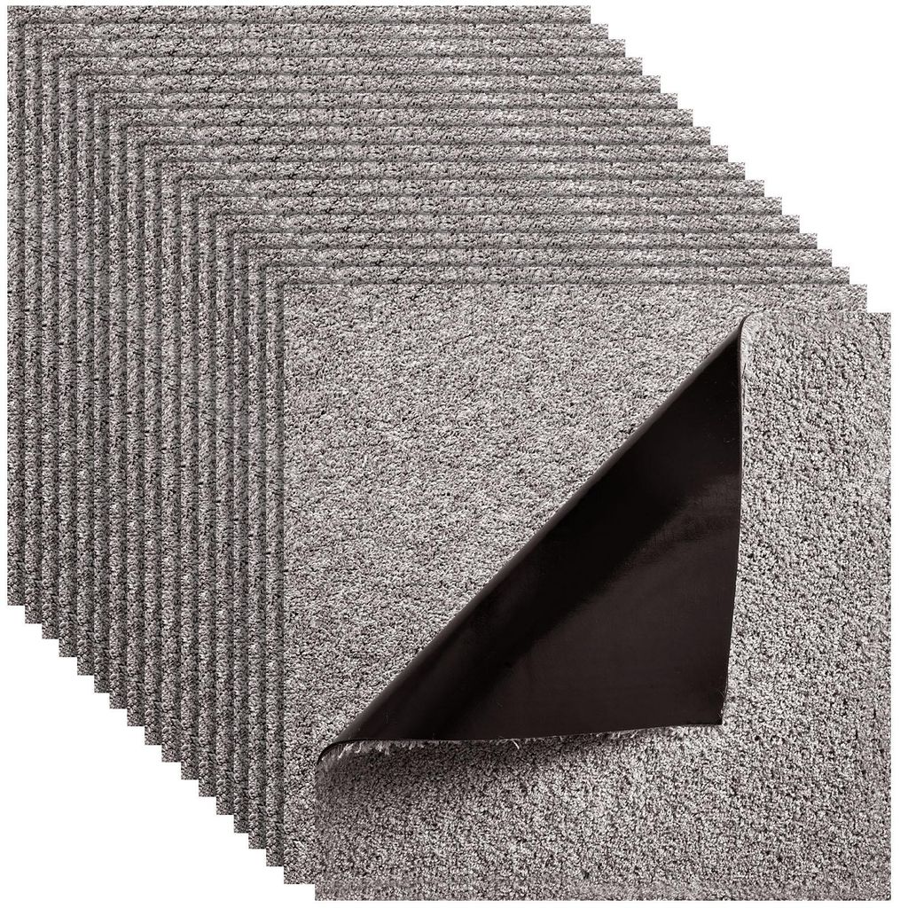 SucceBuy Teppichfliesen 457,2 x 457,2 x 12 mm, 10er-Pack, Produktbild 