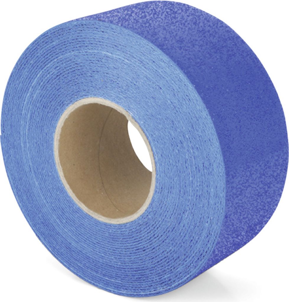 Bodenmarkierungsband WT-5845, PU, Rutschhemmung R11, Blau, 75 mm x 12,5 m
