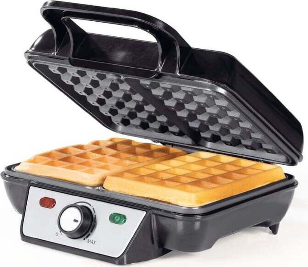 GOURMETmaxx Waffeleisen Für Belgische Waffeln - 750W Mit Antihaft-Beschichtung