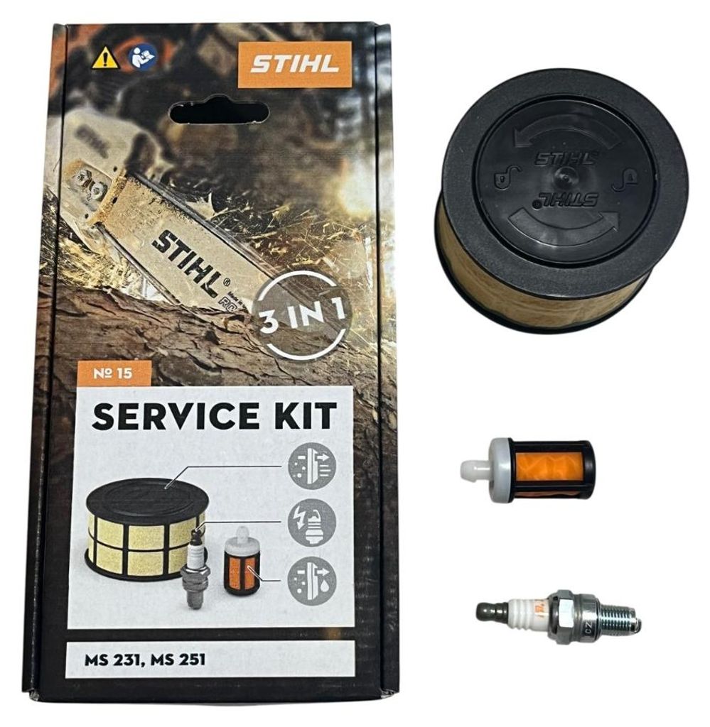 STIHL Service Kit 15 MS 231, MS 251 11430074100 Filter, Produktbild 