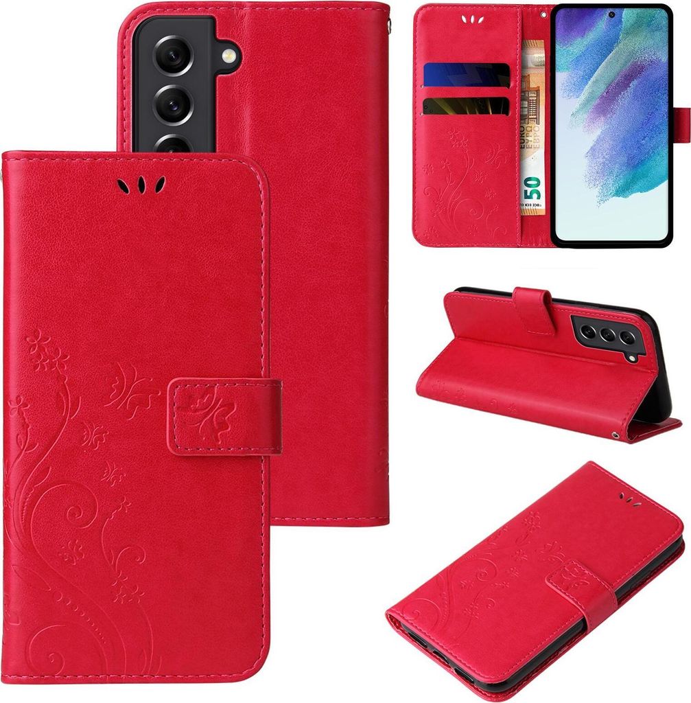 Handyhülle für Samsung Galaxy S21 FE Floral Blumen Produktbild 