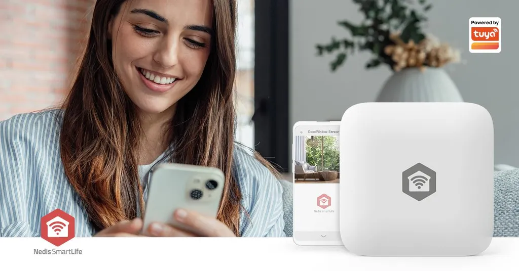 Capteur d'Inondation Intelligent Zigbee Nedis SmartLife pour la Maison