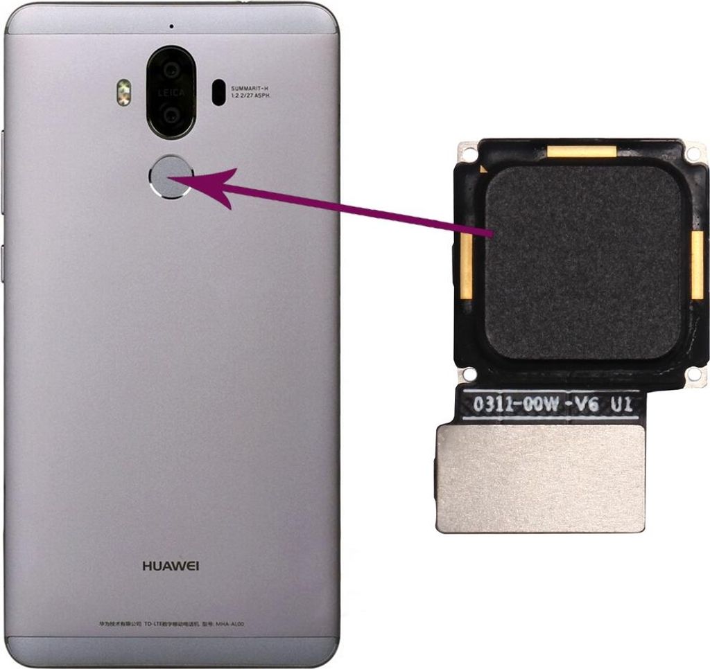 Finger Fingerabdruck Sensor für Huawei Mate 9 Flex Flexkabel Home Enter Taste